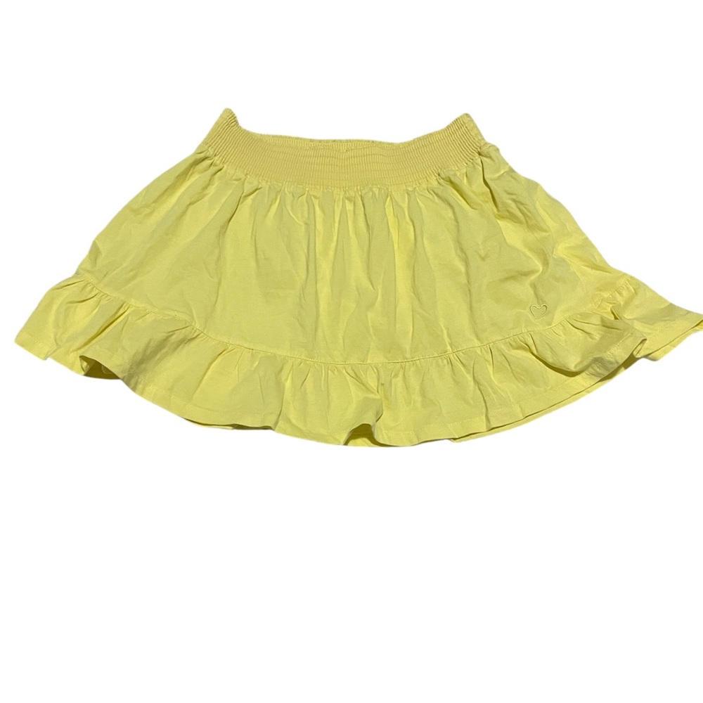Yellow Ruffle Skirt